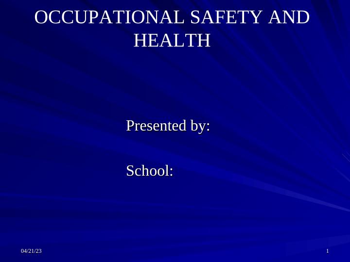 Occupational Safety and Health in Emergency Room Nursing in Saudi Arabia_1