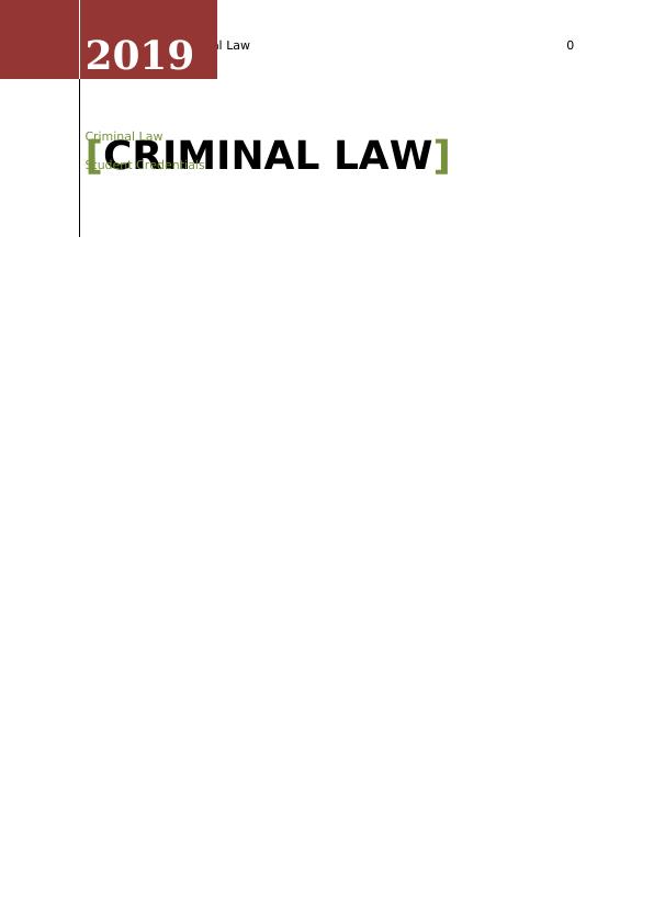 Report on Criminal Law 2022_1