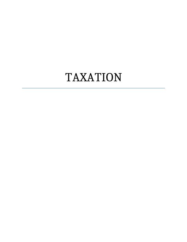 Taxation Law Assignment Capital Gains Tax_1