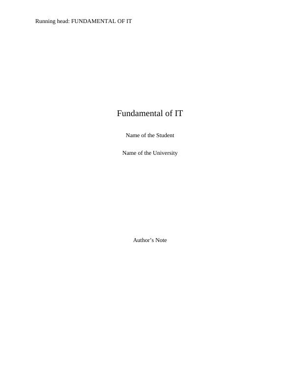 Fundamental of IT_1