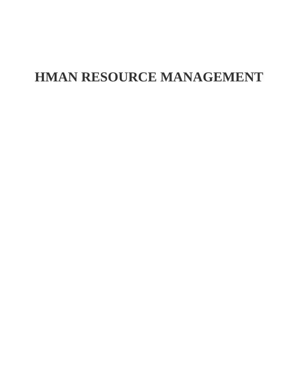 Human Resource Management- Posh Nosh Company_1