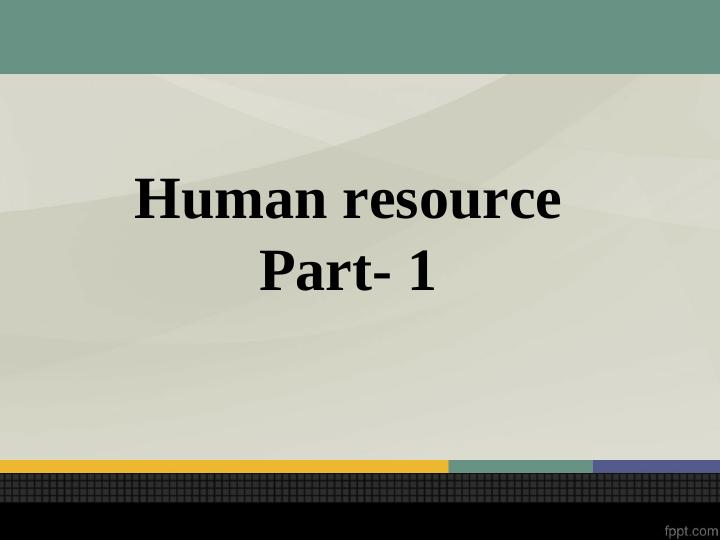Role and Purpose of Human Resource Management_1
