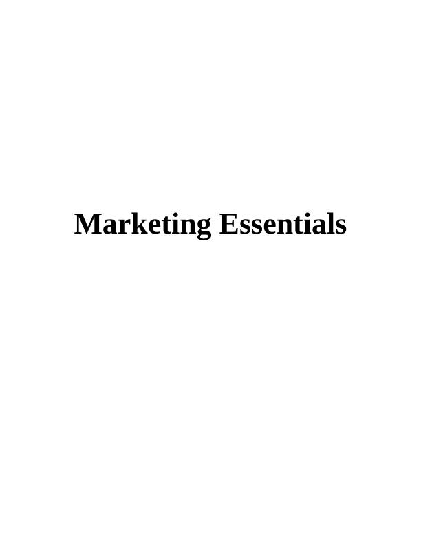 ALDI Report of Marketing Essentials_1