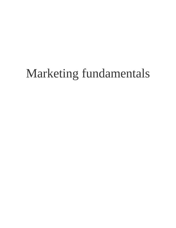 Marketing Fundamentals - Coca cola_1