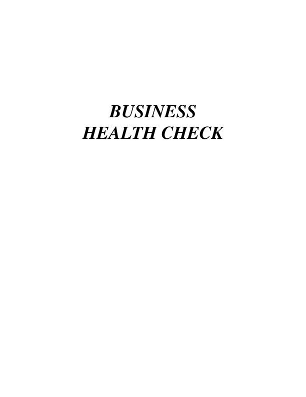 Business Health Check Assignment : Whitbread Plc_1