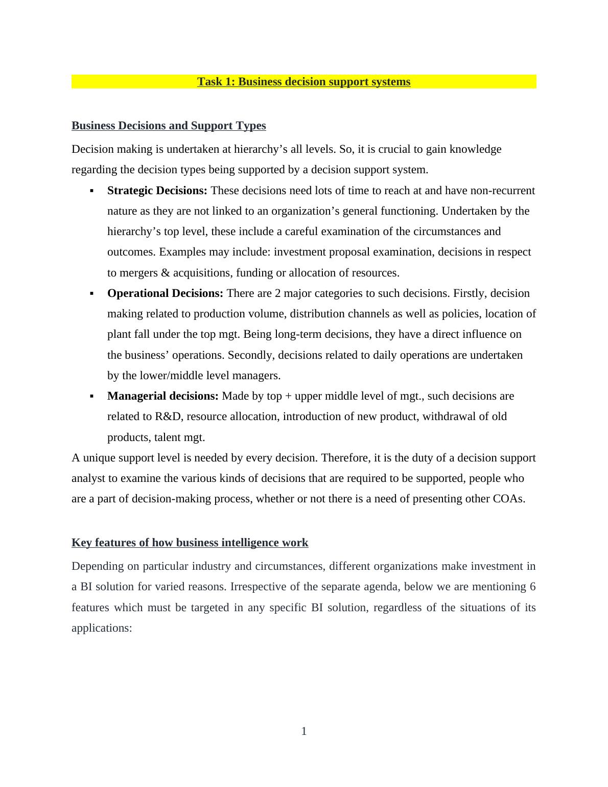 Business decision support systems_1