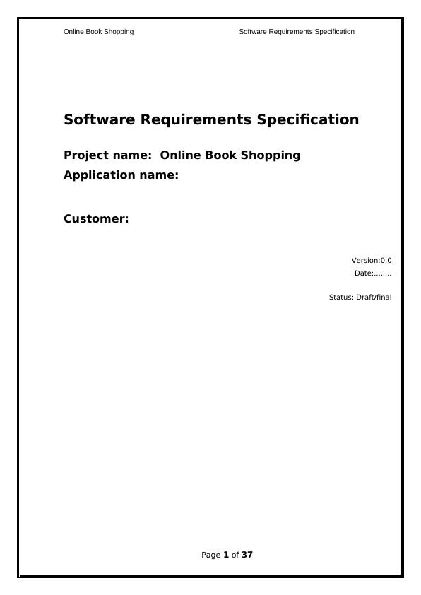 Software Requirements Specification for Online Book Shopping_1