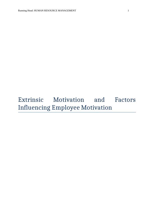 Factors Influencing Employee Motivation_1