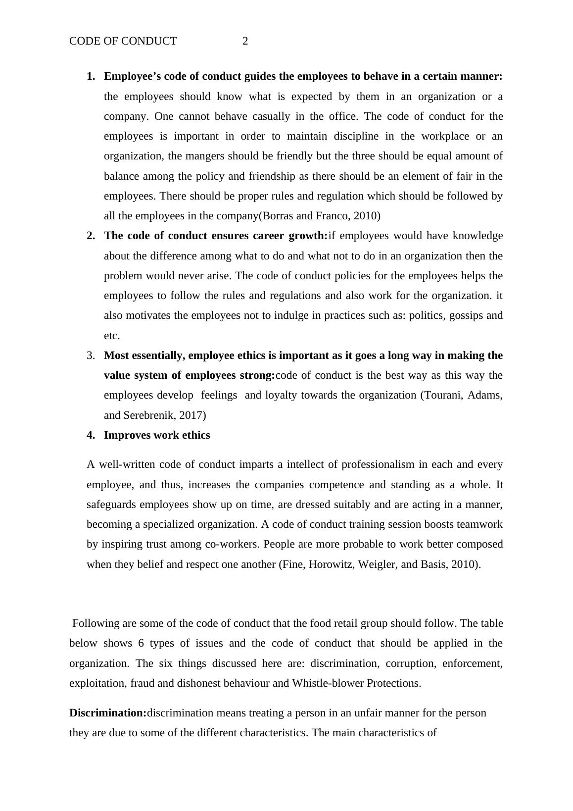System04121 Importance in a Workplace Code of Conduct 2022