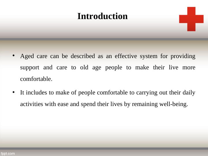 Clinical Project: Aged Care and Skills for Providing Support_3