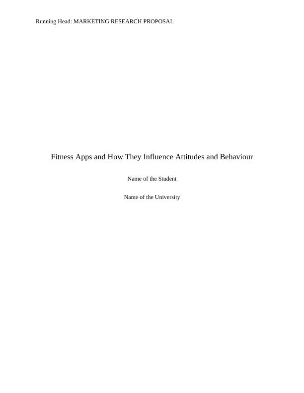 Fitness Apps and How They Influence Attitudes and Behavior_1