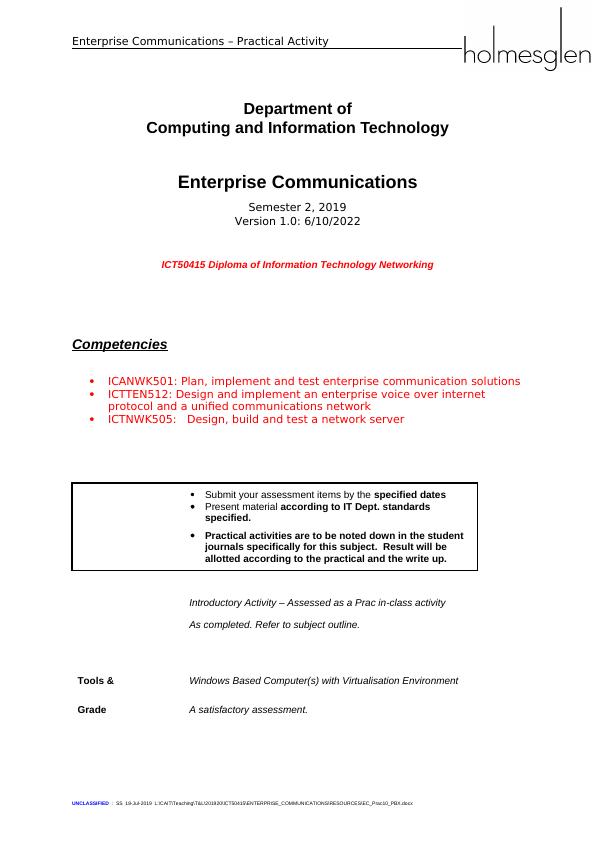 communication case study enterprise