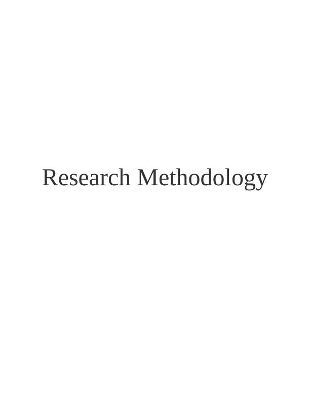 Research Methodology - Assignment_1
