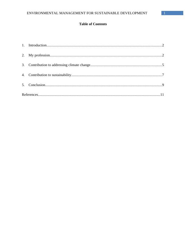 Environmental Management for Sustainable Development - Assignment_2