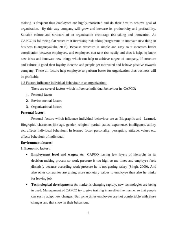 Organizational Behaviour in CAPCO company - Report_6
