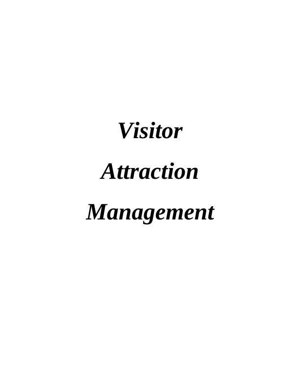 Visitor Attraction Management_1