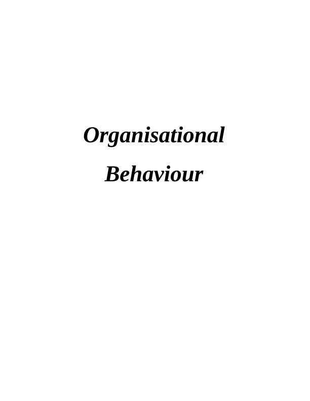 Organisational Behaviour - P1 Impact of Company Power_1