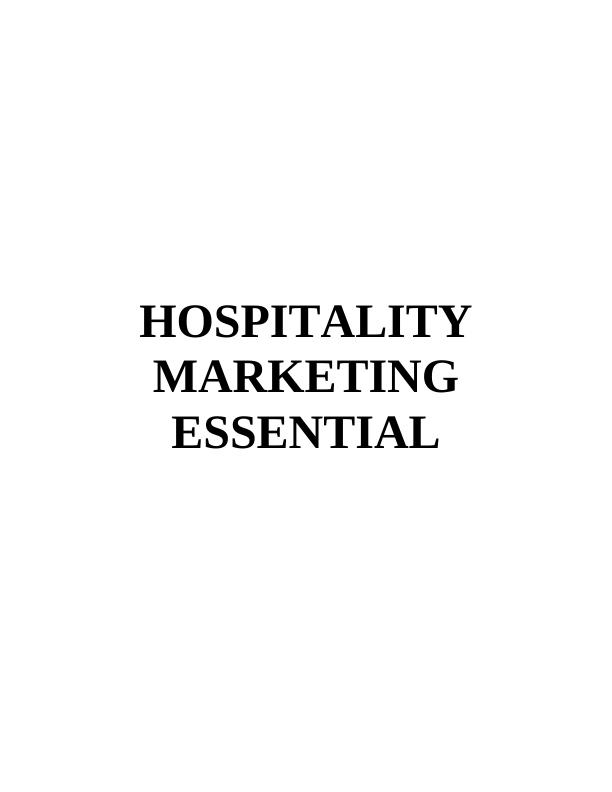 Key roles and responsibilities of marketing function within hospitality organisation_1
