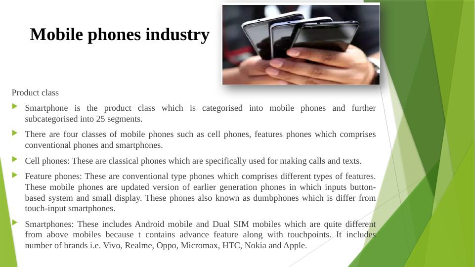 Mobile Phones Industry: Product Class, Analysis, Competitors, and Market Trends_2