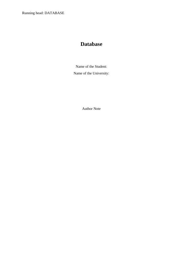 Database System and Design_1