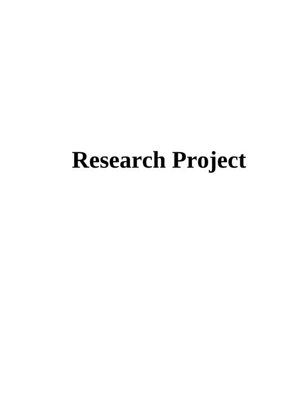 Research Project Assignment - Influence of Technology in Travel and Tourism Sector_1