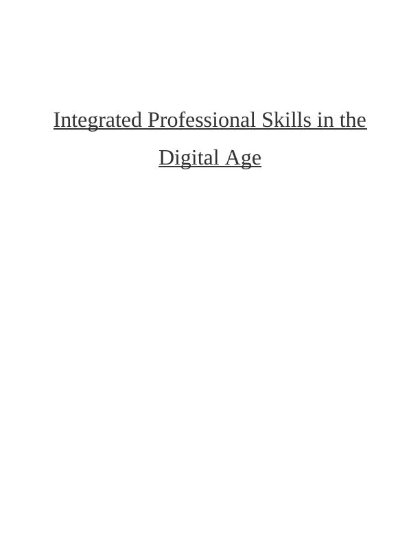 Integrated Professional Skills in the Digital Age- Report_1
