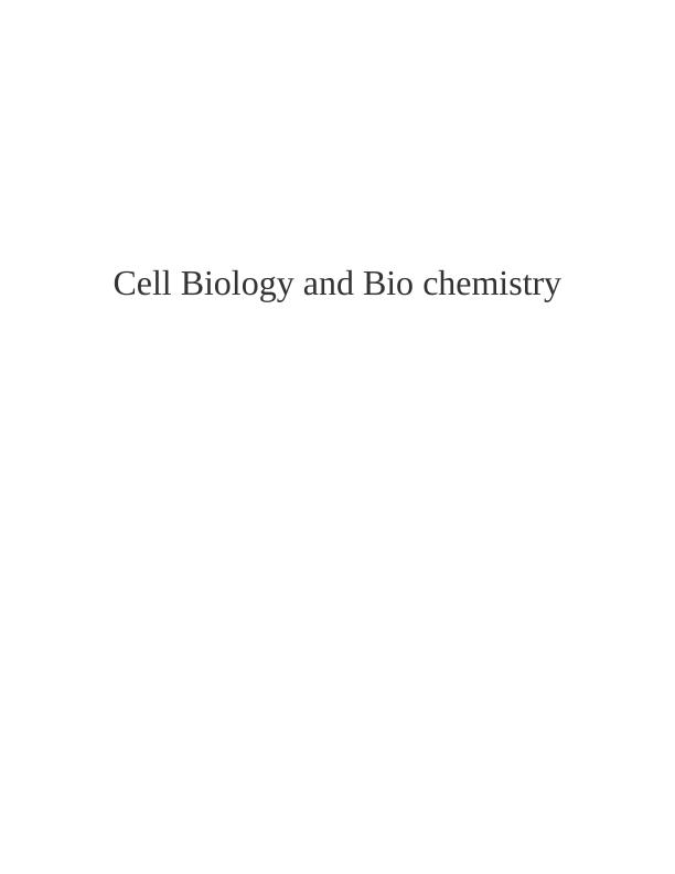 Cell Biology and Biochemistry_1