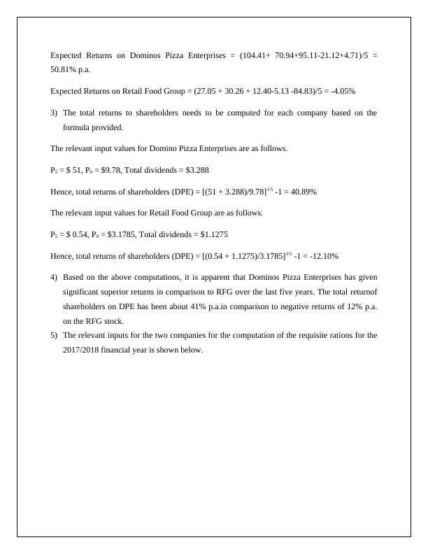 Case Study on Holding Period Returns and Total Returns to Shareholders_3
