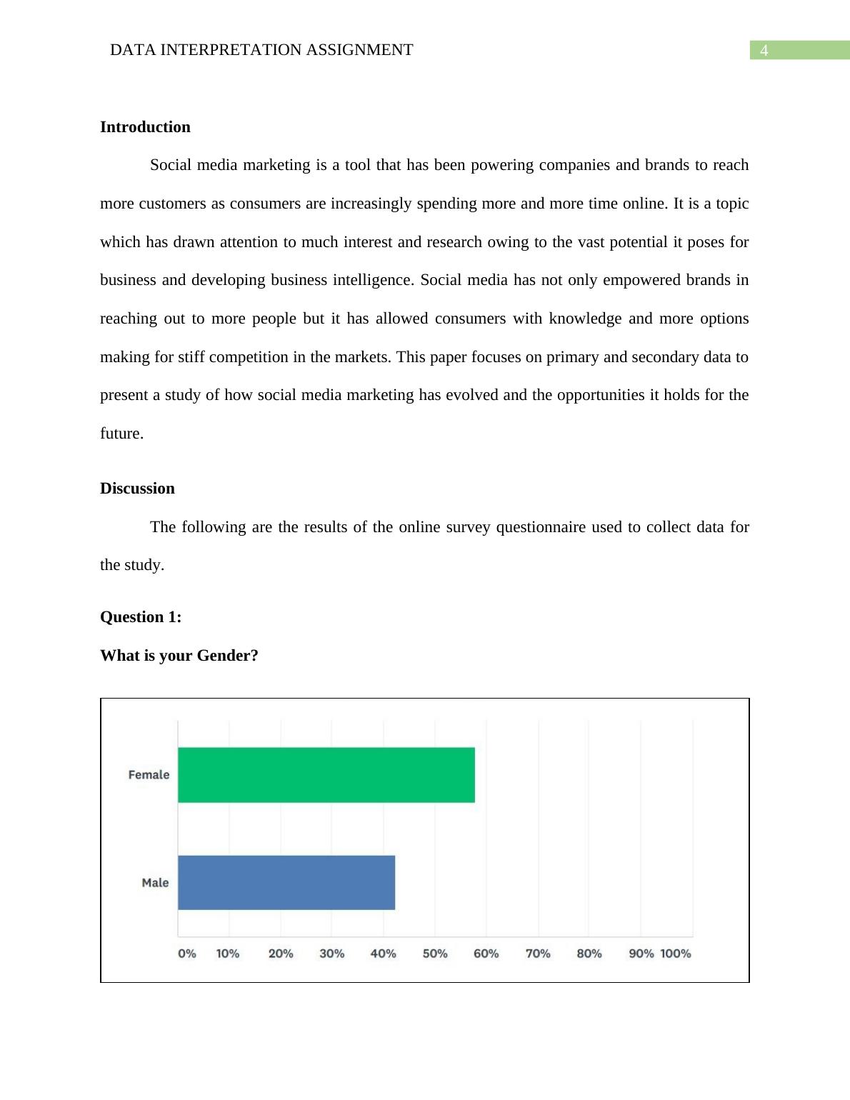 case study data interpretation assignment