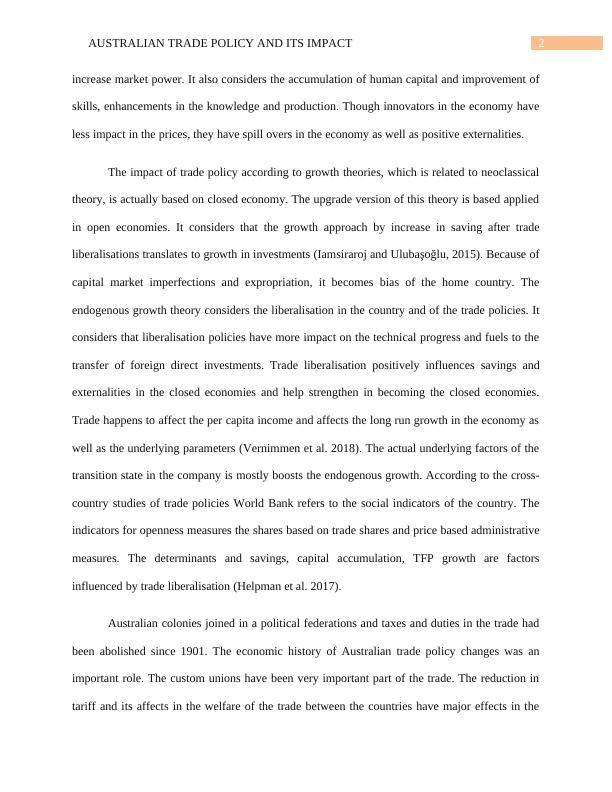 Essay on Impacts of Australian Trade Policies_3