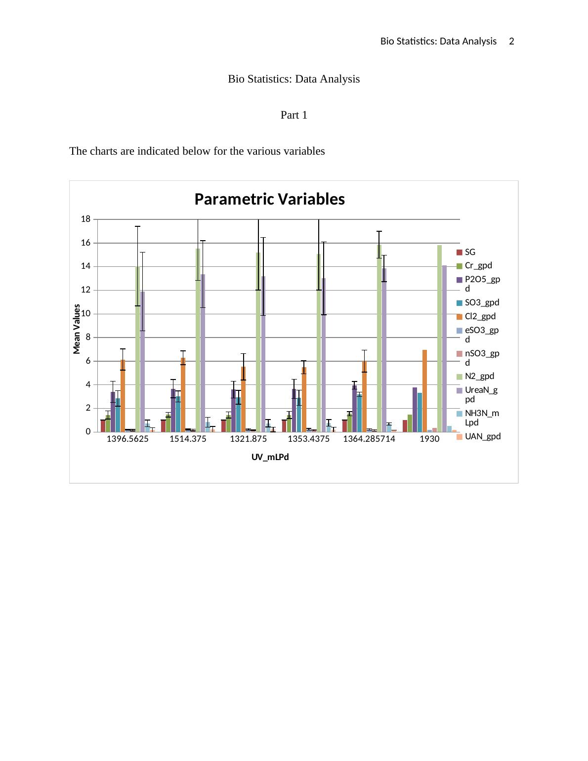 Bio Statistics: Data Analysis