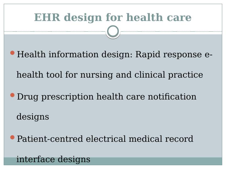 Electronic health records in nursing practice Power Point Presentation 2022_4