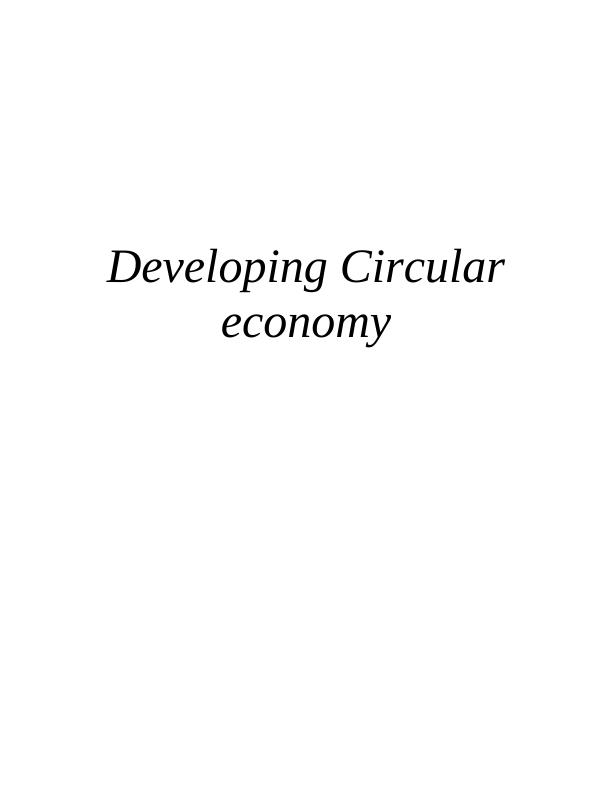Developing Circular Economy_1