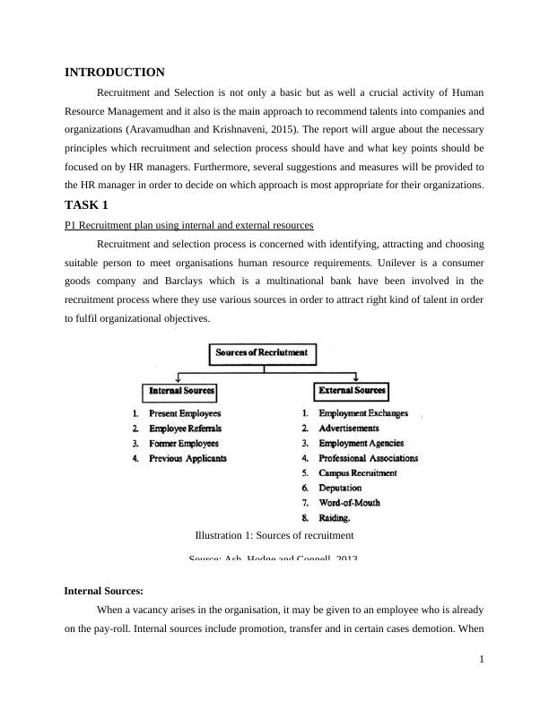 Unit 13 Recruitment and Selection in Business : Assignment_4
