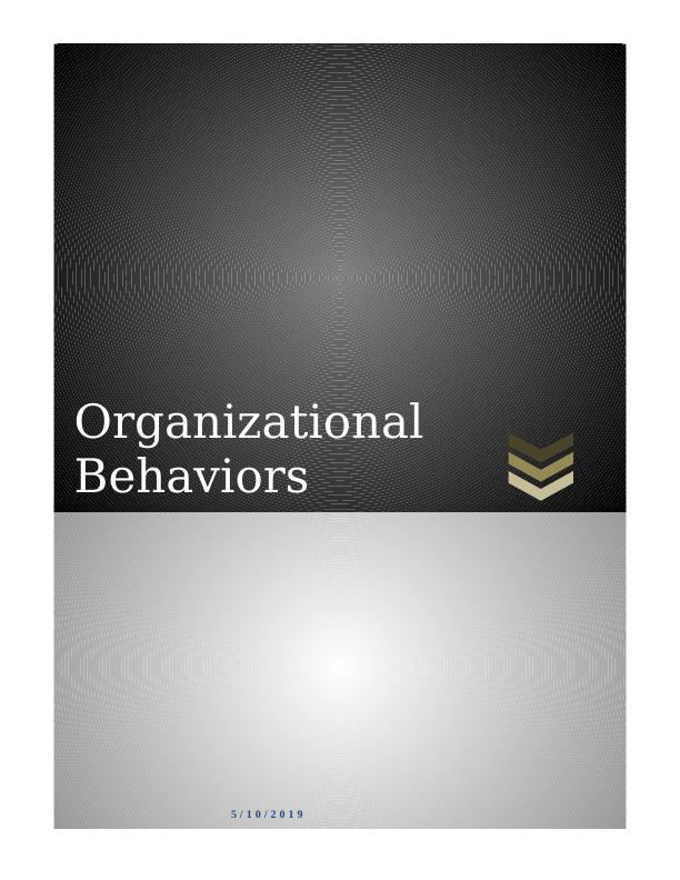 Organizational Behaviors_1