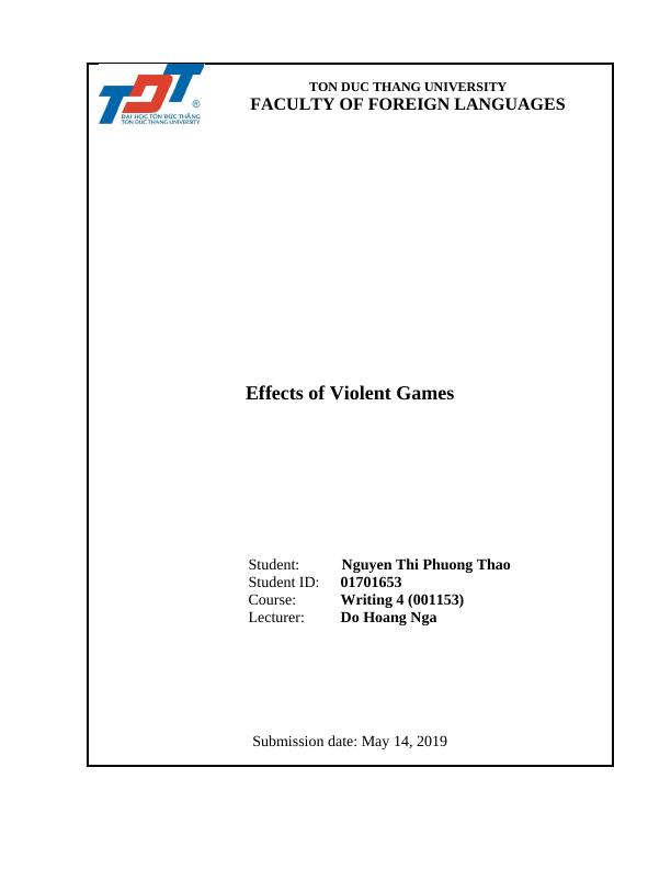 Effects of Violent Games - PDF_1
