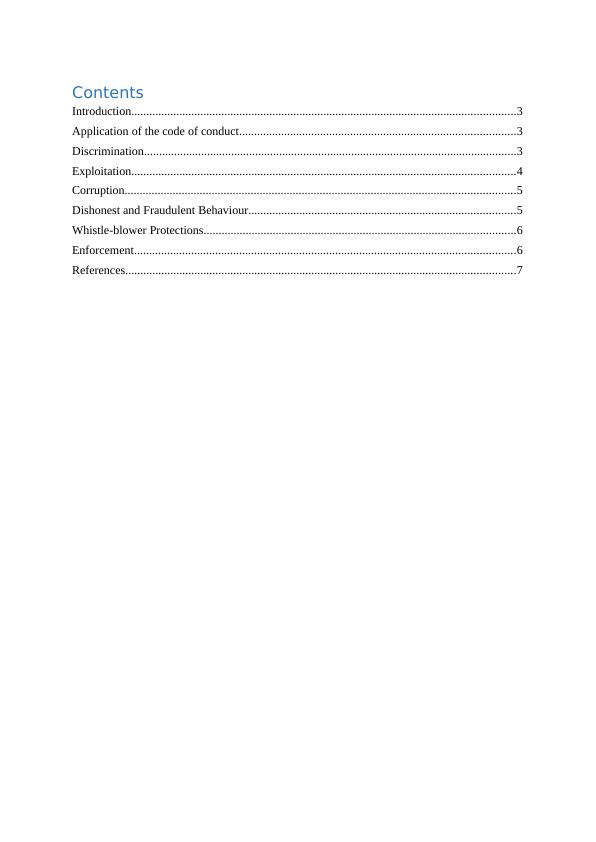 Governance Ethics and Sustainability Code of Conduct 2022