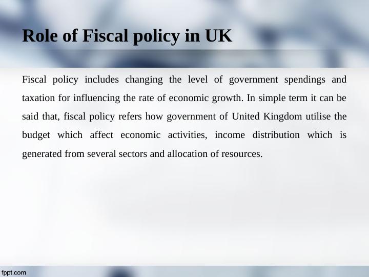 Role of Fiscal and Monetary Policy in UK_4