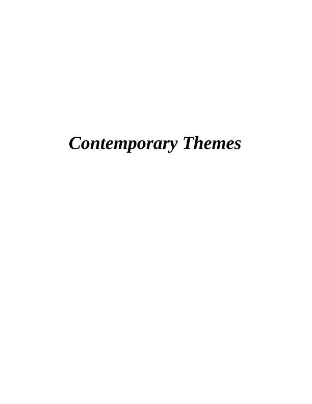 Contemporary Themes Assignment (Doc)_1