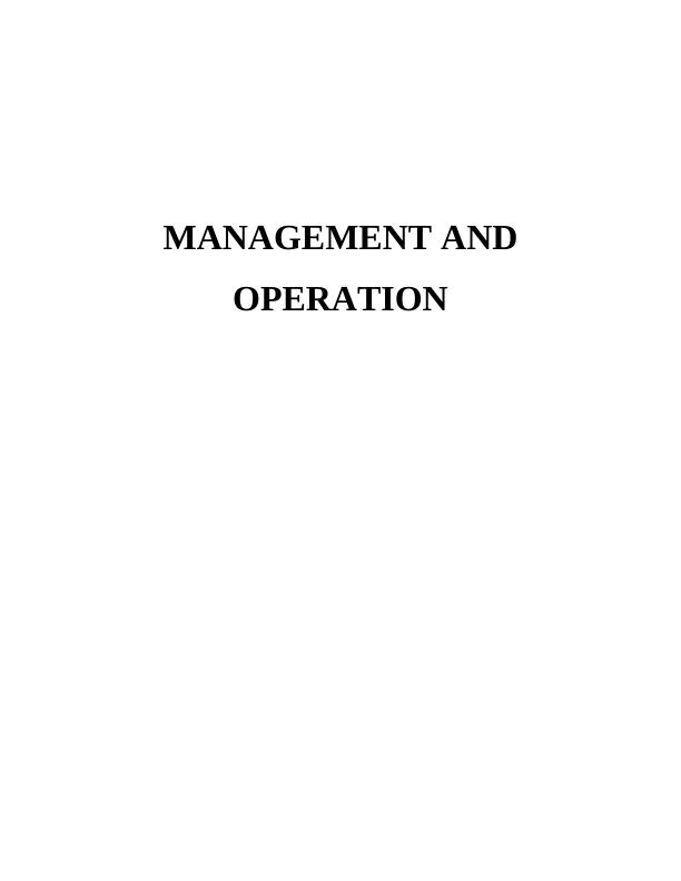 Management and Operations Assignment Solved - Toyota_1