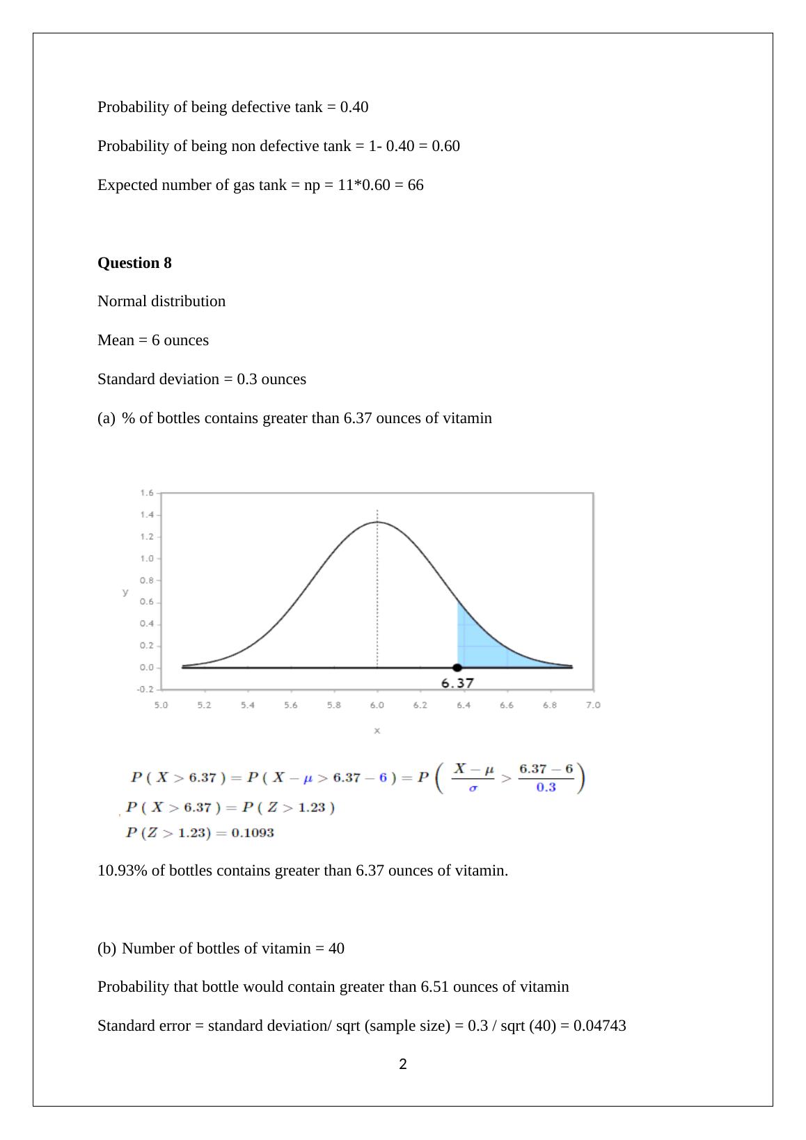 Statistics Assignment Probability Of Success