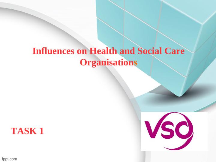 Influences on Health and Social Care Organisations_1