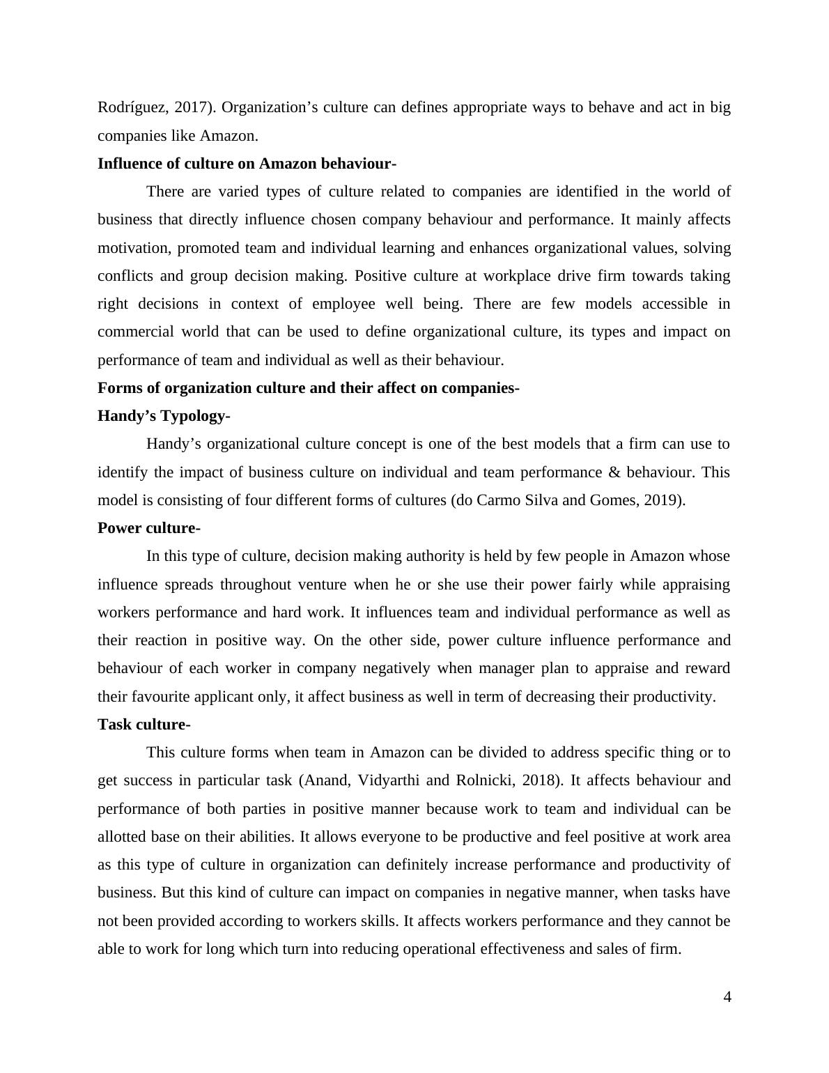 Organizational Behaviour: Impact of Power, Politics, and Culture on Behaviour and Performance in Amazon_4