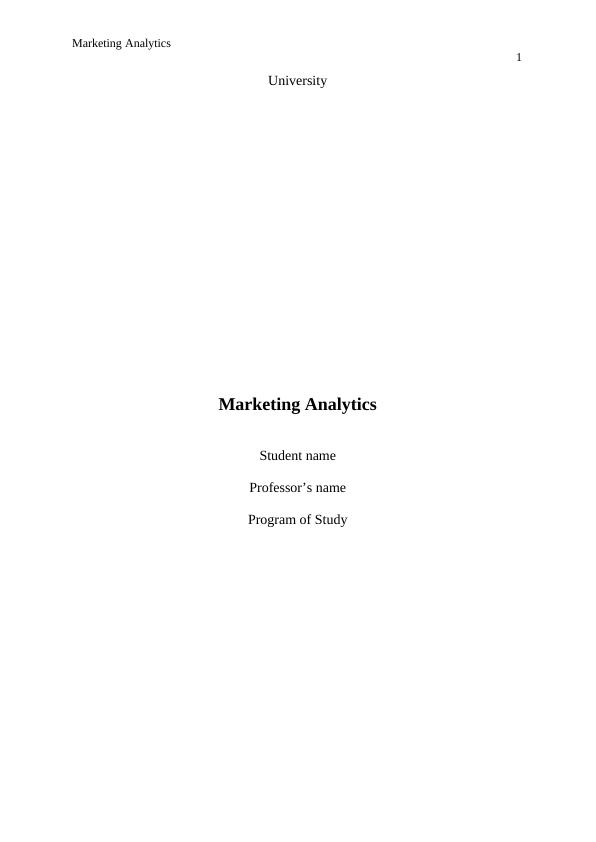 The university marketing analytics student_1