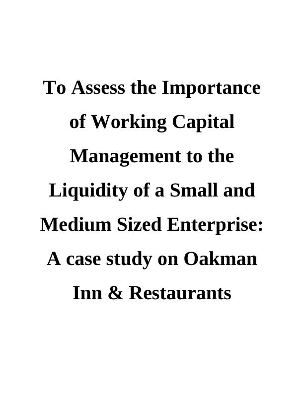 Importance of Working Capital Management_1