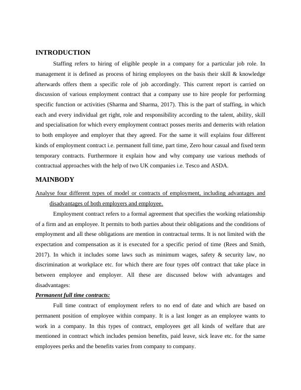 Different Types of Employment Contracts and Their Advantages and Disadvantages_3