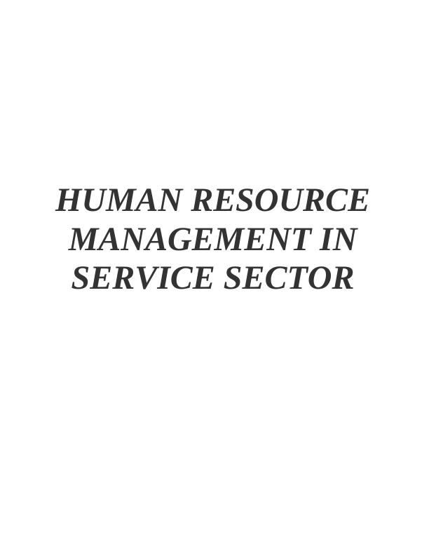 Human Resource Management in the Service Sector- PDF_1