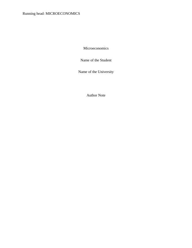 Assignment on Microeconomics_1
