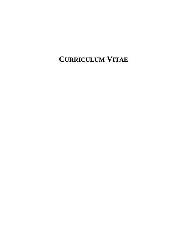 Curriculum Vitae XYZ_1