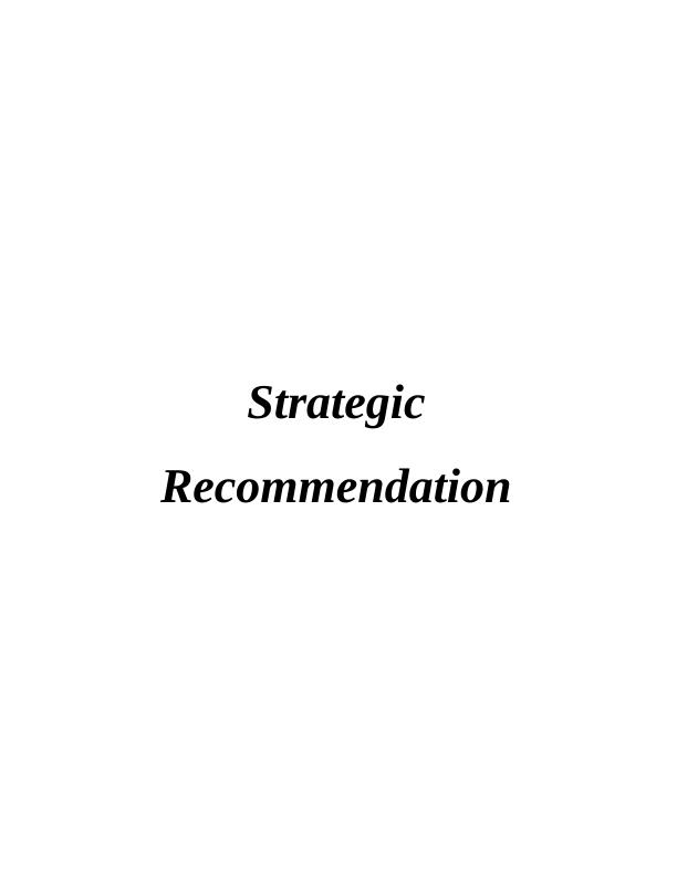 Strategic Recommendation Assignment_1